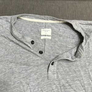 Men’s rag and none grey Henley